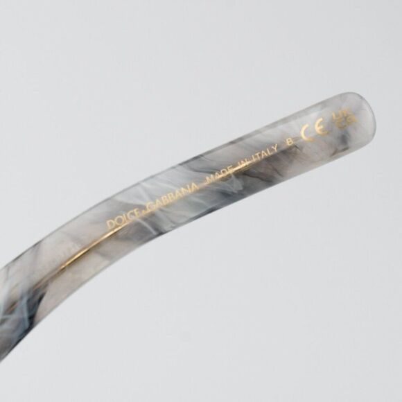 NEW D&G DG4413 342887 Grey Marble Grey Square Unisex Sunglasses - Picture 7 of 12